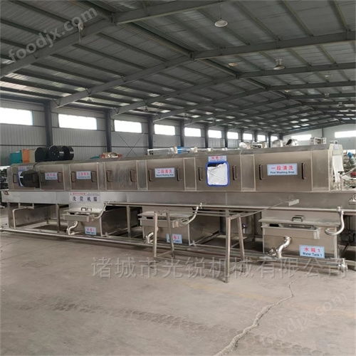 洗筐机与友邦托盘清洗机 助力食品加工行业洁净升级的两大利器